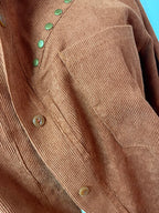 Button Down Long Sleeve Shacket - LoveNest Treasures
