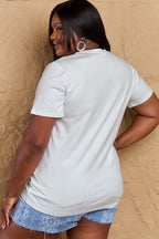 Simply Love Full Size NO DRAMA LLAMA Graphic Cotton Tee - LoveNest Treasures