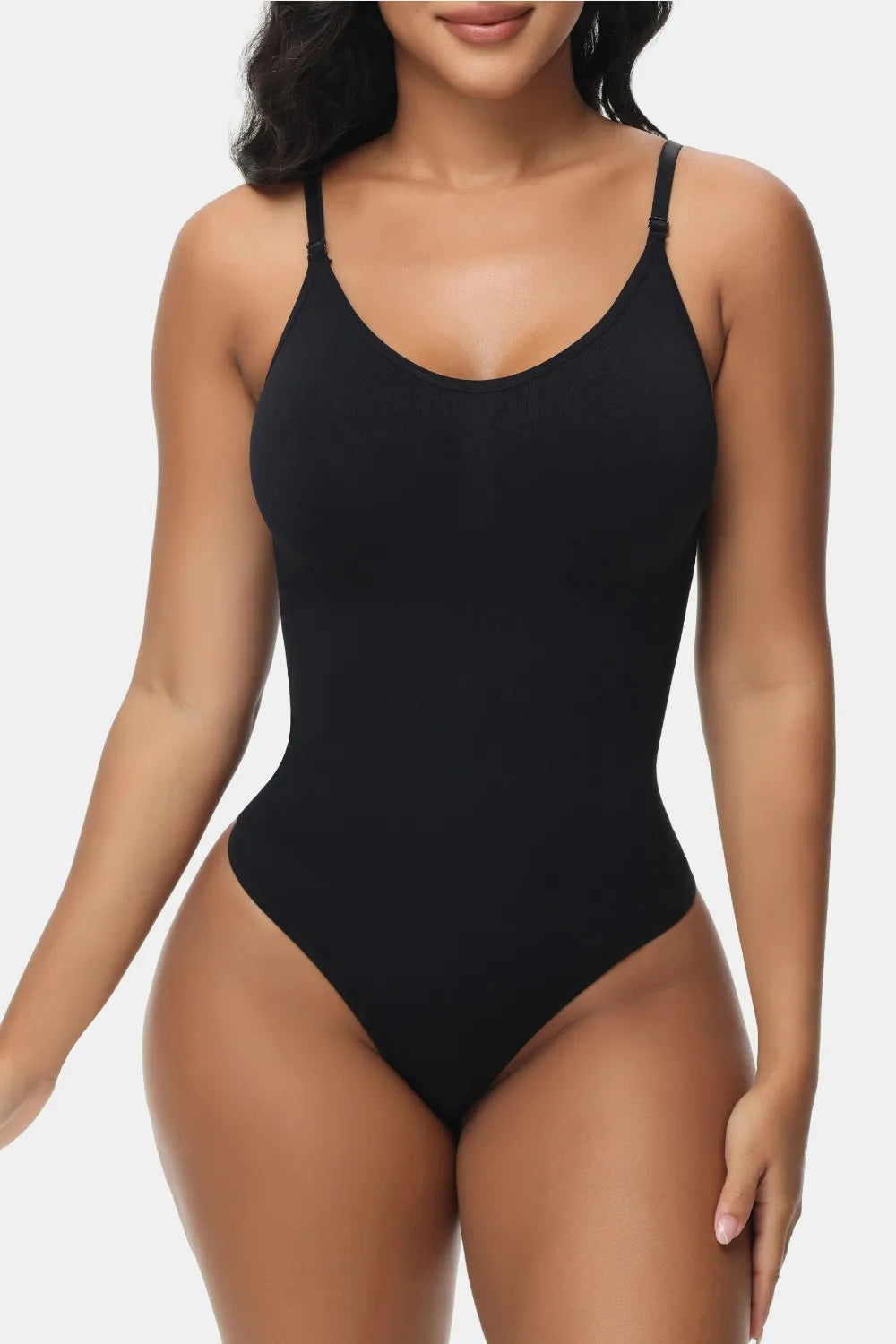 Spaghetti Strap Tummy Control Bodysuit - LoveNest Treasures