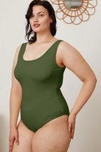 Basic Bae Full Size Square Neck Sleeveless Bodysuit - LoveNest Treasures