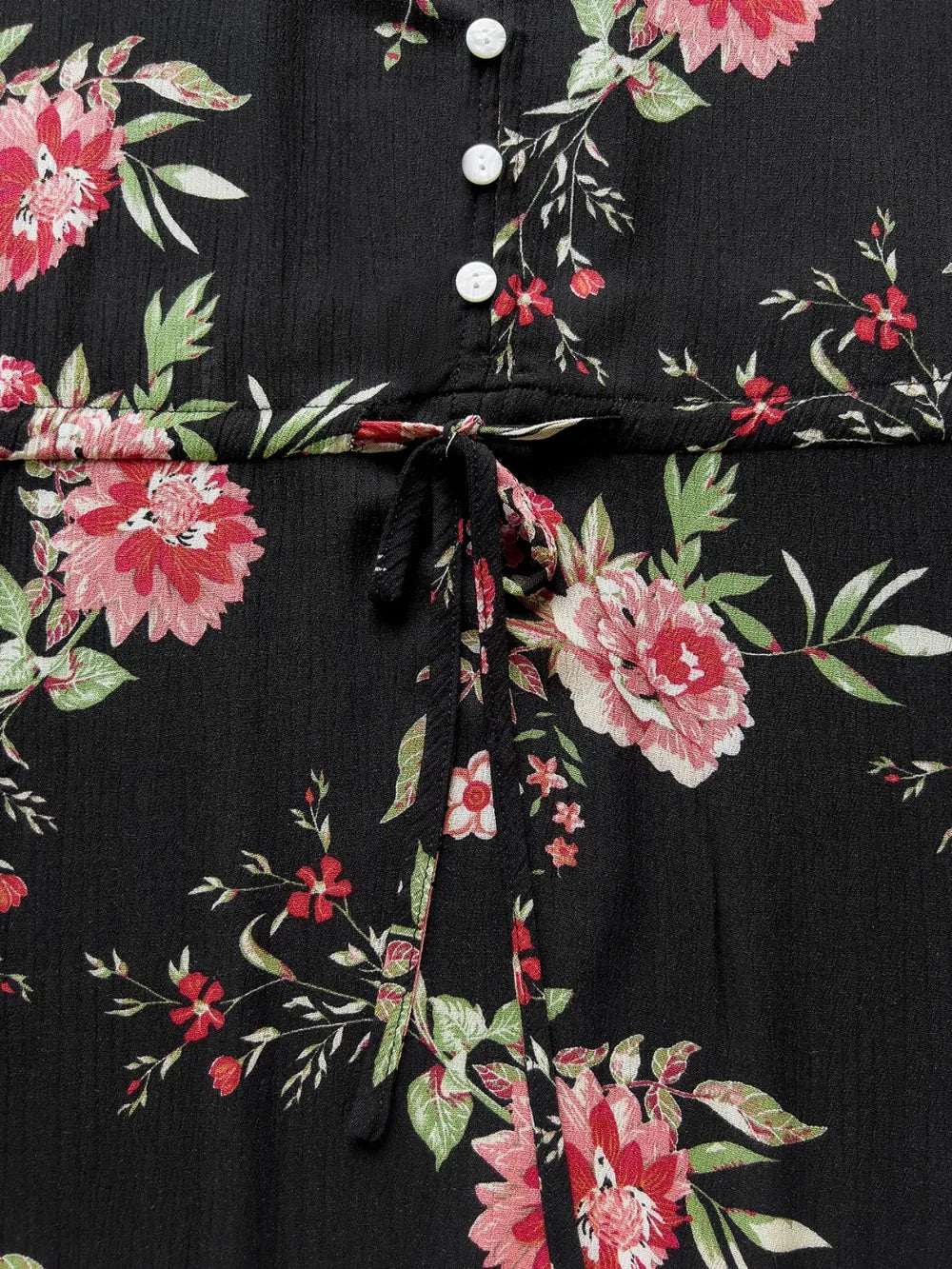 Plus Size Floral Flare Sleeve Dress - LoveNest Treasures