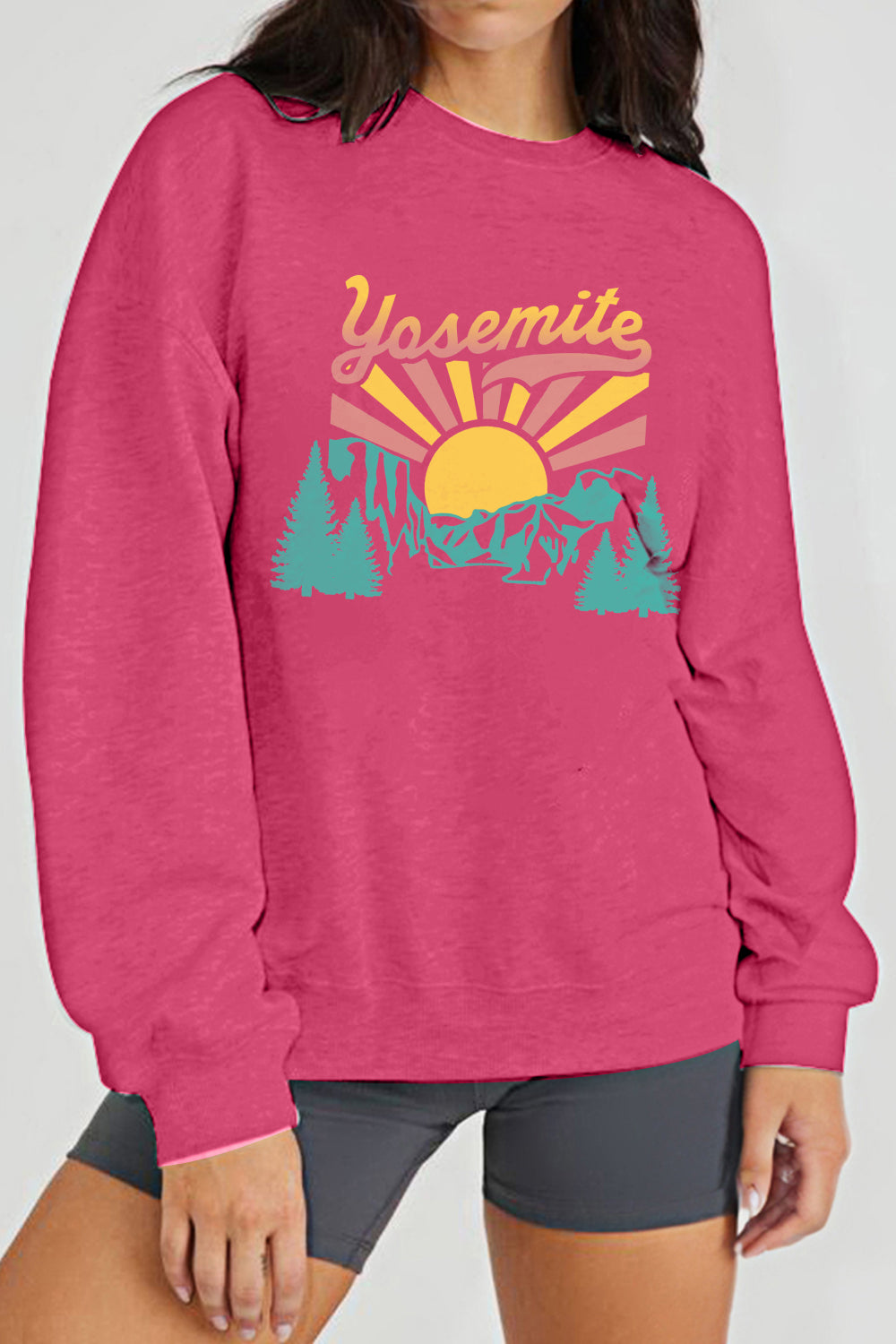 Simply Love Simply Love Full Size YOSEMITE Graphic Sweatshirt - LoveNest Treasures