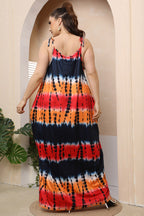 Plus Size Tie-Shoulder Maxi Dress - LoveNest Treasures