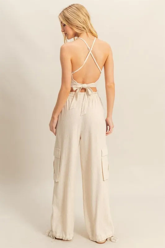 HYFVE Crop Top and Cargo Pants Set - LoveNest Treasures