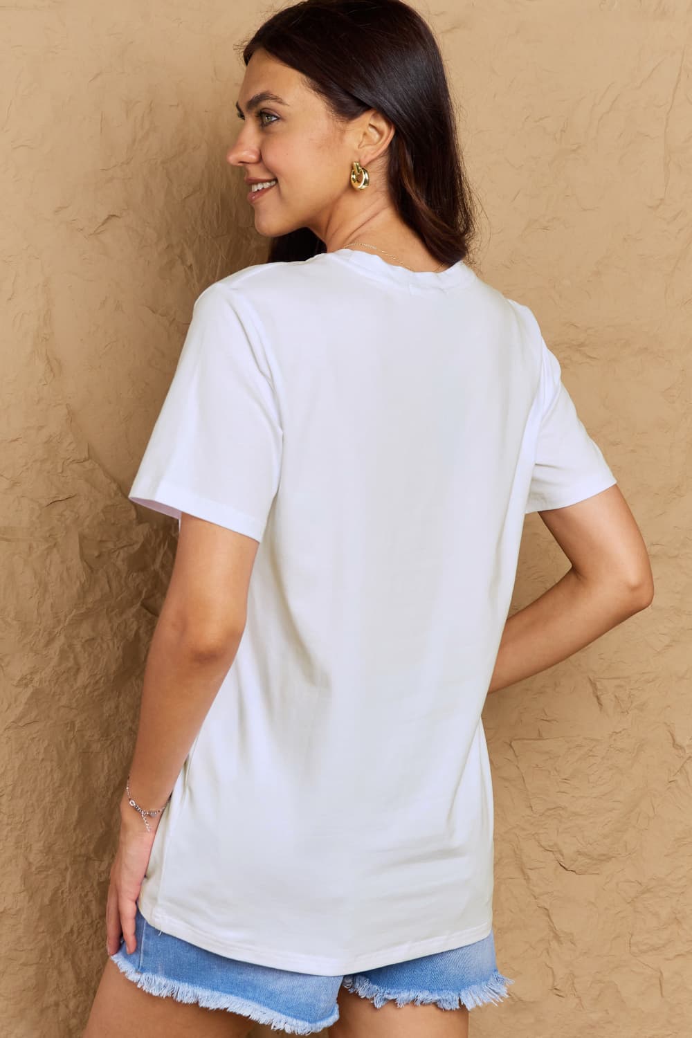 Simply Love Full Size NO DRAMA LLAMA Graphic Cotton Tee - LoveNest Treasures