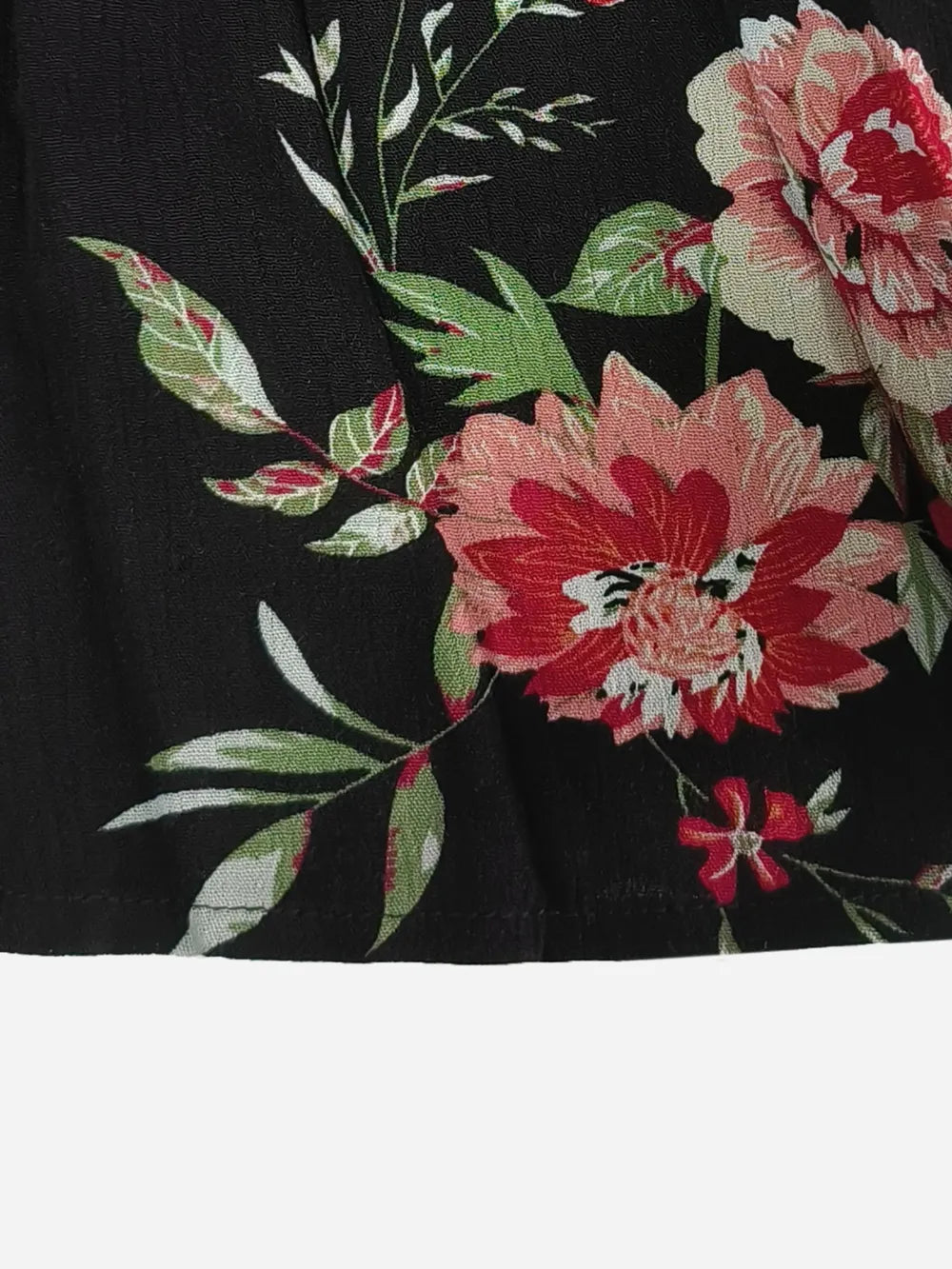Plus Size Floral Flare Sleeve Dress - LoveNest Treasures