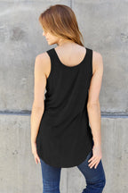 Basic Bae Full Size Round Neck Curved Hem Tank - LoveNest Treasures