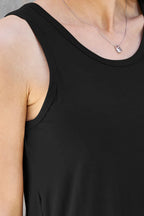 Basic Bae Full Size Round Neck Curved Hem Tank - LoveNest Treasures