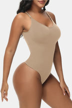Spaghetti Strap Tummy Control Bodysuit - LoveNest Treasures