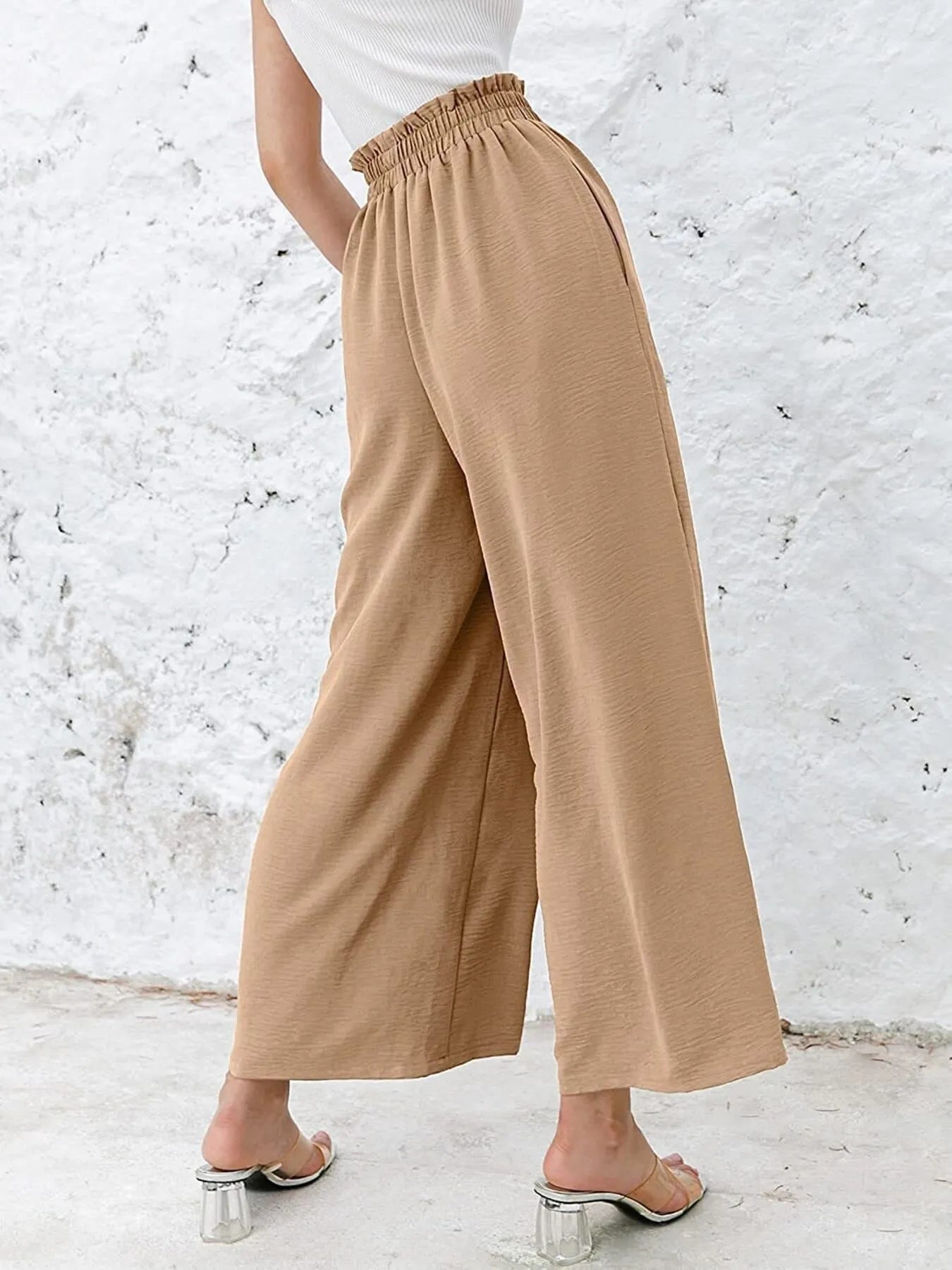 Full Size Wide Leg Pants with Pockets Plus Size - LoveNest Treasures