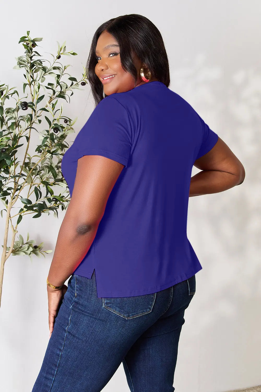 Basic Bae Full Size Round Neck Short Sleeve T-Shirt - LoveNest Treasures