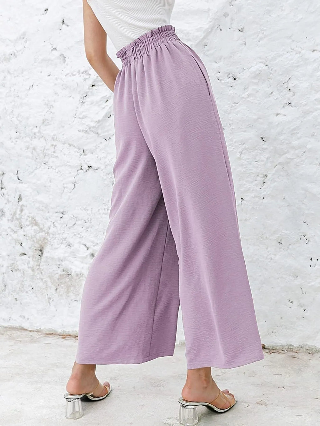 Full Size Wide Leg Pants with Pockets Plus Size - LoveNest Treasures