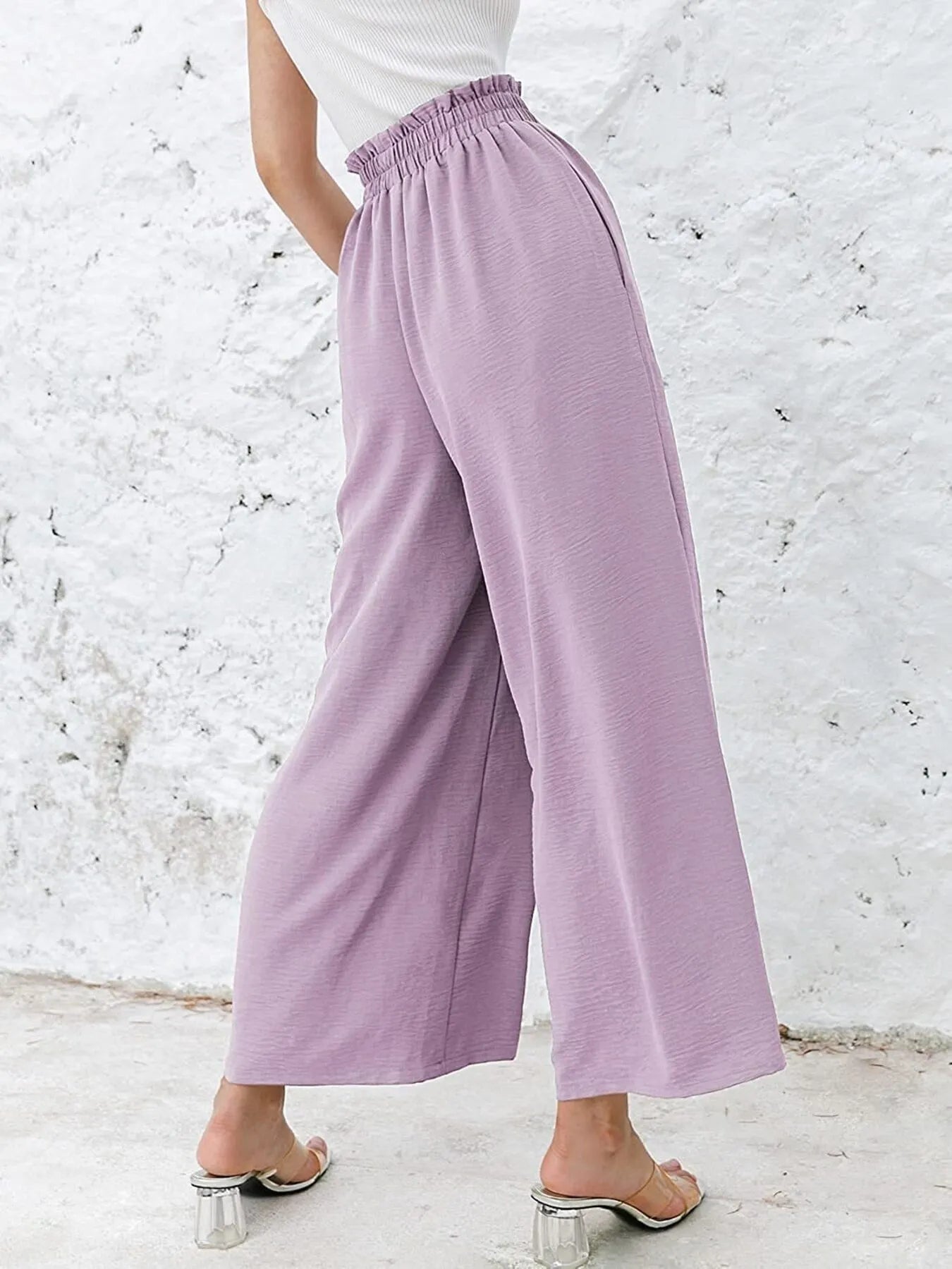 Full Size Wide Leg Pants with Pockets Plus Size - LoveNest Treasures