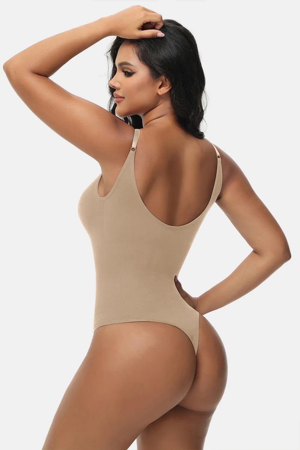 Spaghetti Strap Tummy Control Bodysuit - LoveNest Treasures