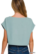 Zenana Heavy Woven Span Crop Tee & Skirt Set - LoveNest Treasures