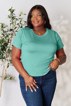 Basic Bae Full Size Round Neck Short Sleeve T-Shirt - LoveNest Treasures
