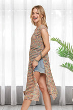 ADORA Multi Color Crochet Tunic Top - LoveNest Treasures