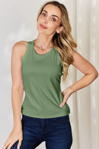 Basic Bae Full Size Round Neck Racerback Tank - LoveNest Treasures