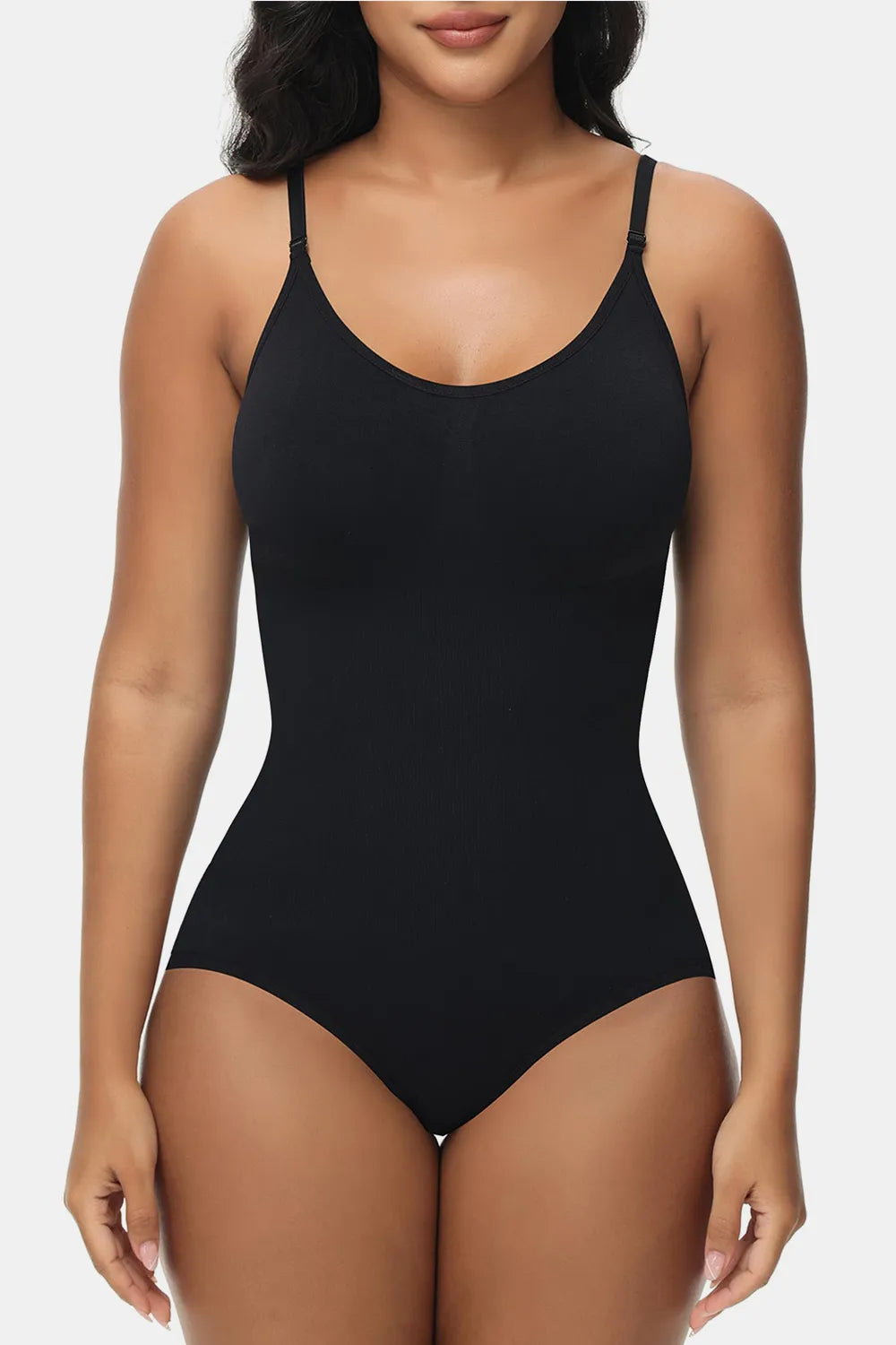 Spaghetti Strap Tummy Control Bodysuit - LoveNest Treasures