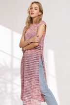 ADORA Multi Color Crochet Tunic Top - LoveNest Treasures
