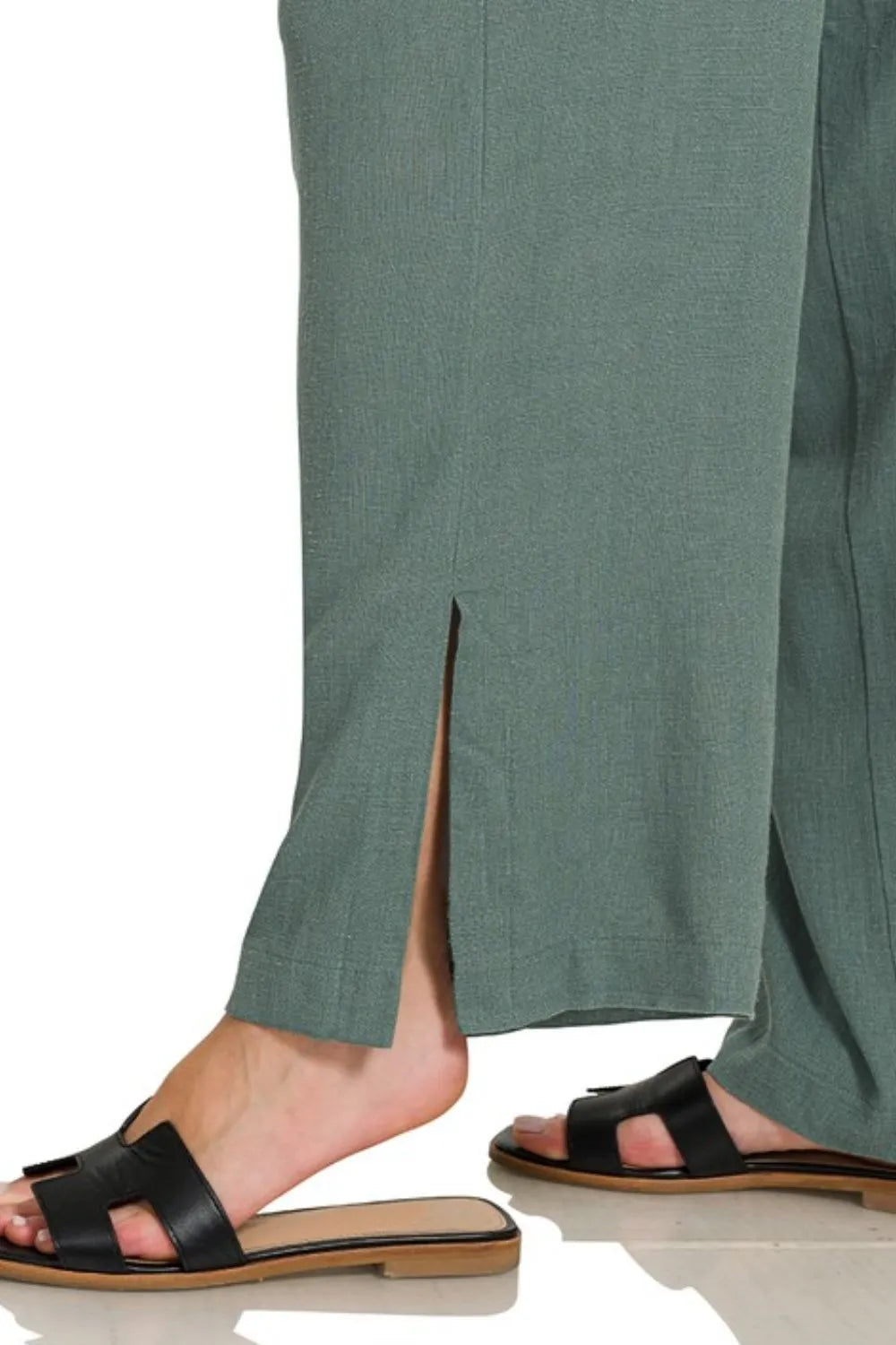 Zenana Linen Drawstring Pants - LoveNest Treasures