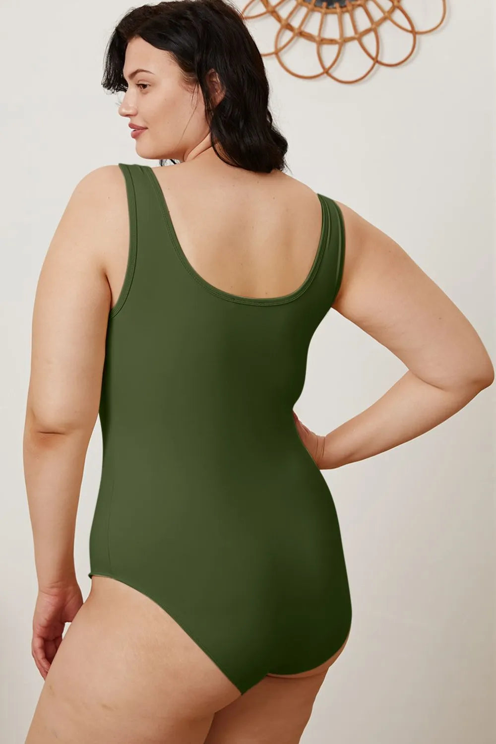 Basic Bae Full Size Square Neck Sleeveless Bodysuit - LoveNest Treasures