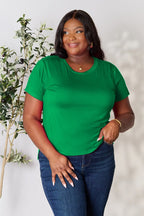 Basic Bae Full Size Round Neck Short Sleeve T-Shirt - LoveNest Treasures