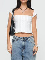 Smocked Square Neck Top - LoveNest Treasures