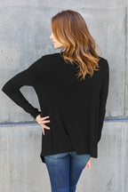 Basic Bae Full Size Open Front Long Sleeve Cardigan - LoveNest Treasures
