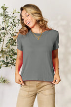 Basic Bae Full Size Round Neck Short Sleeve T-Shirt - LoveNest Treasures
