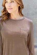 Basic Bae Full Size Round Neck Long Sleeve Top - LoveNest Treasures