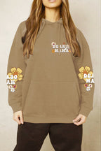 Simply Love Simply Love Full Size DEAR MAMA Flower Graphic Hoodie - LoveNest Treasures