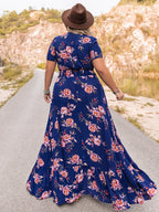 Plus Size V-Neck Maxi Dress - LoveNest Treasures