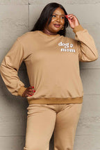 Simply Love Simply Love Full Size Round Neck Dropped Shoulder DOG MOM Graphic Sweatshirt - LoveNest Treasures