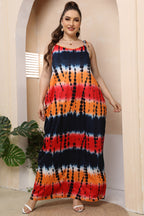 Plus Size Tie-Shoulder Maxi Dress - LoveNest Treasures