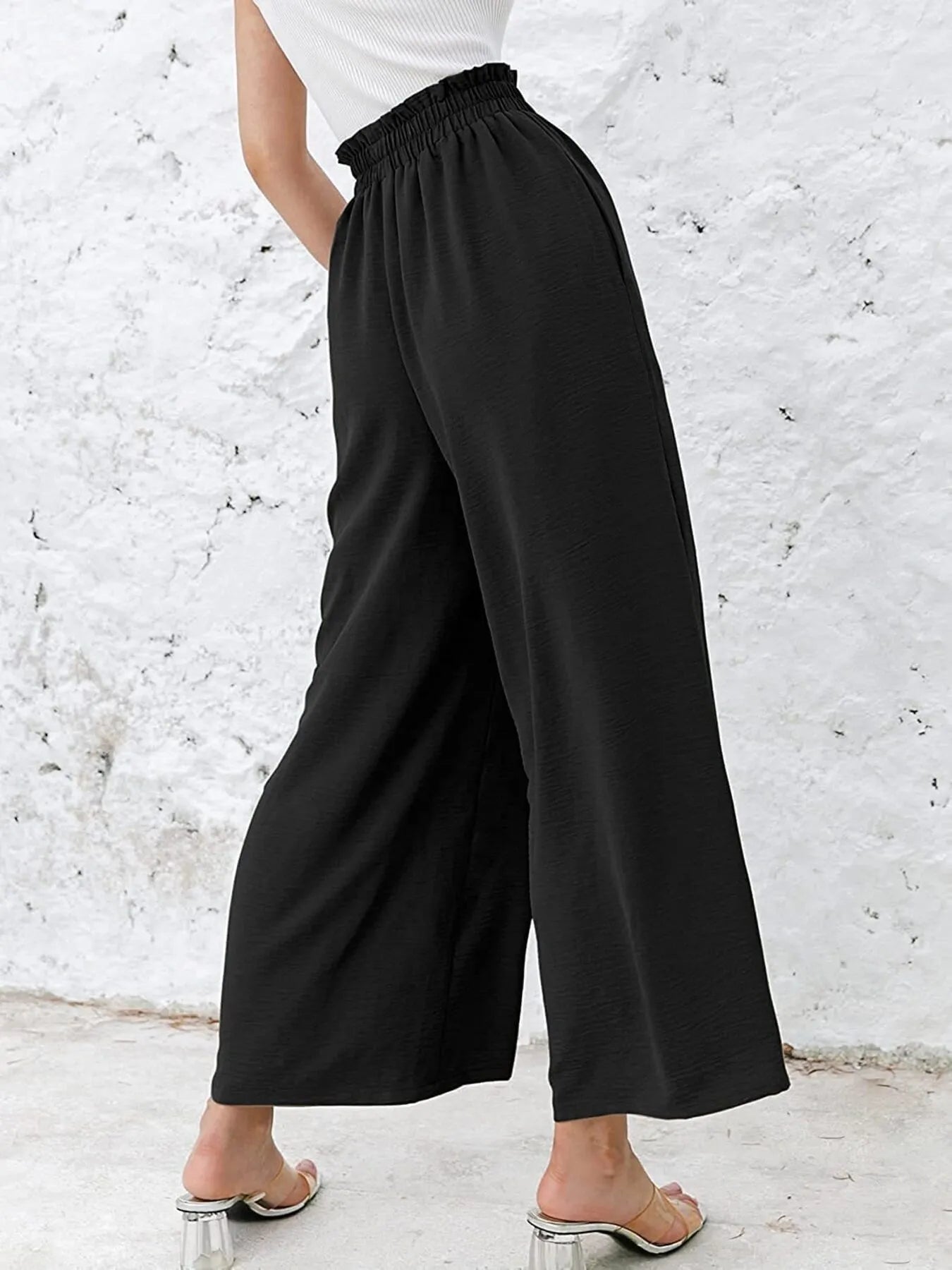 Full Size Wide Leg Pants with Pockets Plus Size - LoveNest Treasures