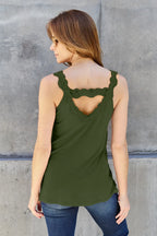 Basic Bae Full Size Lace Detail V-Neck Cutout Cami - LoveNest Treasures