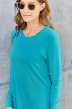 Basic Bae Full Size Round Neck Long Sleeve Top - LoveNest Treasures
