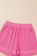 Pearl Embellished Top and Shorts Set - LoveNest Treasures