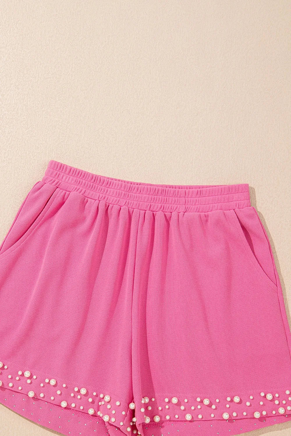 Pearl Embellished Top and Shorts Set - LoveNest Treasures