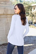 Basic Bae Full Size Round Neck Long Sleeve T-Shirt - LoveNest Treasures
