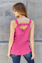 Basic Bae Full Size Lace Detail V-Neck Cutout Cami - LoveNest Treasures