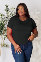 Basic Bae Full Size Round Neck Short Sleeve T-Shirt - LoveNest Treasures