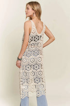 ADORA Crochet Cover-Up Tunic Top - LoveNest Treasures