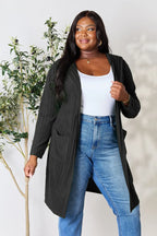 Basic Bae Full Size Hooded Sweater Cardigan - LoveNest Treasures