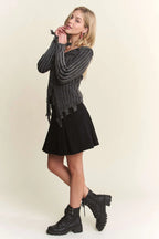 ADORA Distressed Edge Washed Sweater - LoveNest Treasures