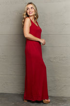 Plus Size Scoop Neck Maxi Tank Dress - LoveNest Treasures