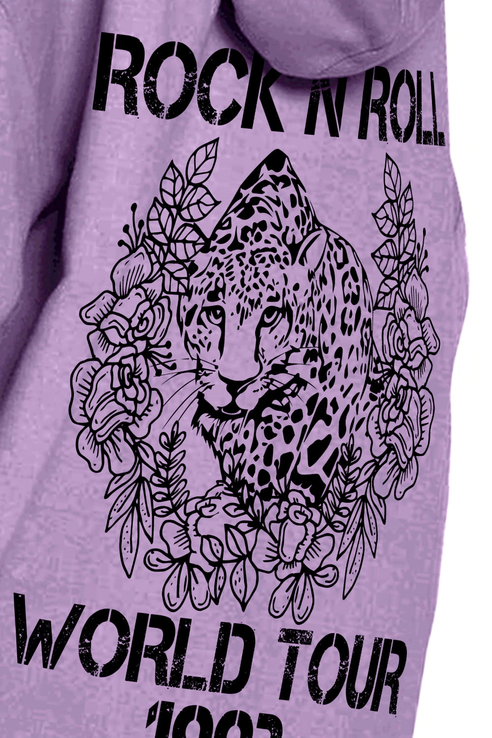 Simply Love Simply Love Full Size Leopard Slogan Graphic Hoodie - LoveNest Treasures