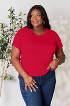 Basic Bae Full Size Round Neck Short Sleeve T-Shirt - LoveNest Treasures