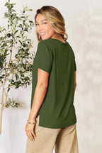 Basic Bae Full Size Round Neck Short Sleeve T-Shirt - LoveNest Treasures